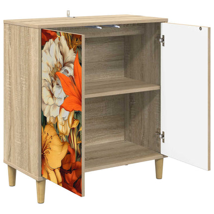 Sideboard GENNEP Sonoma-ek 69 x 33 x 75 cm Konstruerat trä