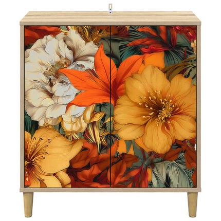 Sideboard GENNEP Sonoma-ek 69 x 33 x 75 cm Konstruerat trä