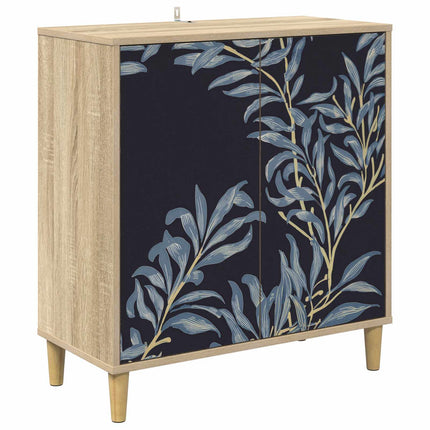Sideboard DOKKUM Sonoma-ek 69 x 33 x 75 cm Konstruerat trä