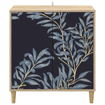 Sideboard DOKKUM Sonoma-ek 69 x 33 x 75 cm Konstruerat trä