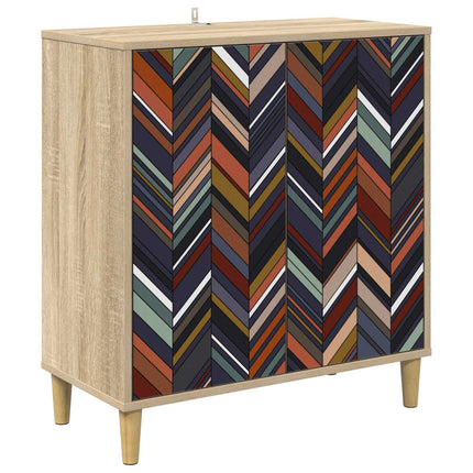Sideboard OMMEN Sonoma-ek 69 x 33 x 75 cm Konstruerat trä