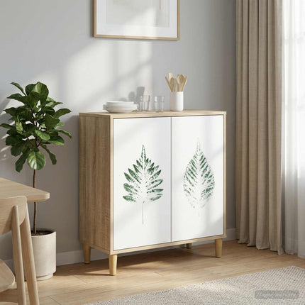 Sideboard HANAU Sonoma-ek 69 x 33 x 75 cm Konstruerat trä