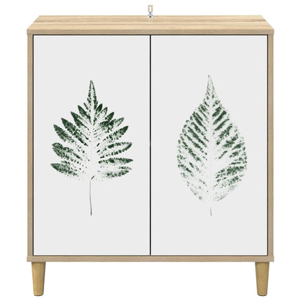 Sideboard HANAU Sonoma-ek 69 x 33 x 75 cm Konstruerat trä