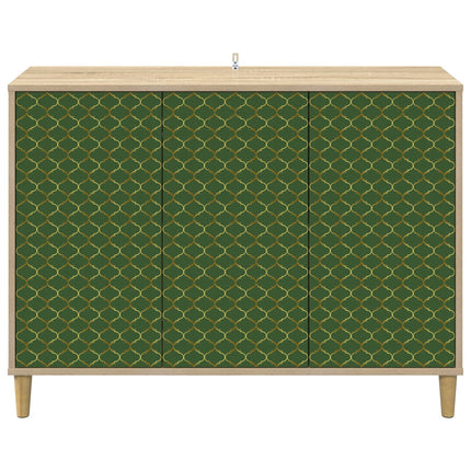Sideboard GELEEN Sonoma-ek 102 x 33 x 75 cm Konstruerat trä