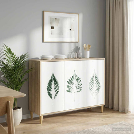 Sideboard HANAU Sonoma-ek 102 x 33 x 75 cm Konstruerat trä