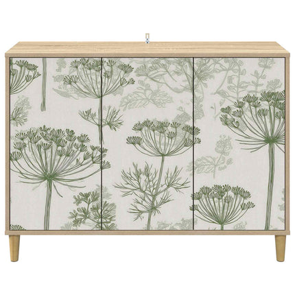 Sideboard GOTHA Sonoma-ek 102 x 33 x 75 cm Konstruerat trä