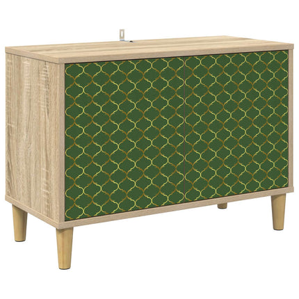 TV-skåp GELEEN 69 x 33 x 50 cm Sonoma-ek Konstruerat trä