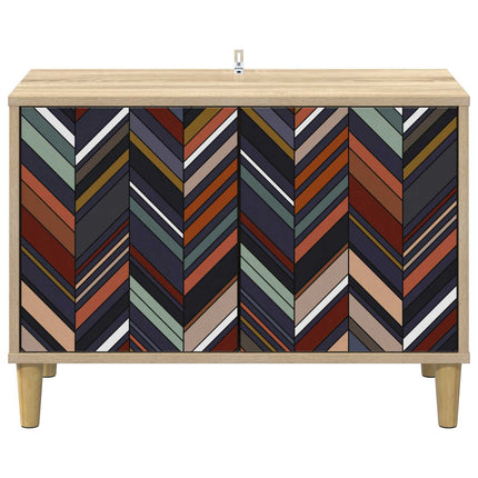 TV-skåp OMMEN 69 x 33 x 50 cm Sonoma-ek Konstruerat trä