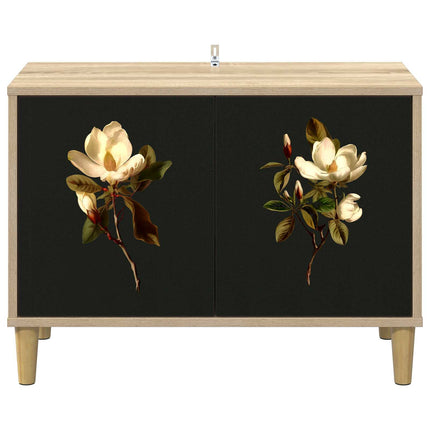 TV-skåp BREMEN 69 x 33 x 50 cm Sonoma-ek Konstruerat trä