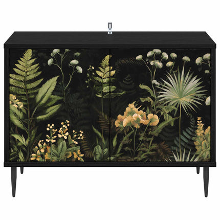 TV-skåp RHENEN 69 x 33 x 50,5 cm Svart ek Konstruerat trä