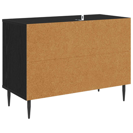 TV-skåp ELBURG 69 x 33 x 50,5 cm Svart ek Konstruerat trä