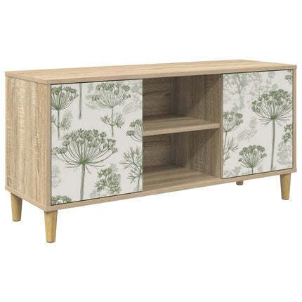 TV-skåp GOTHA 102 x 33 x 50 cm Sonoma-ek Konstruerat trä