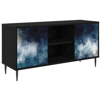 TV-skåp RAALTE 102 x 33 x 51 cm Svart ek Konstruerat trä