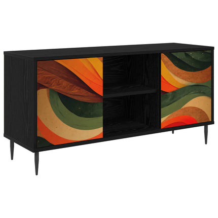 TV-skåp BONN 102 x 33 x 51 cm Svart ek Konstruerat trä