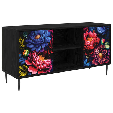 TV-skåp KIEL 102 x 33 x 51 cm Svart ek Konstruerat trä