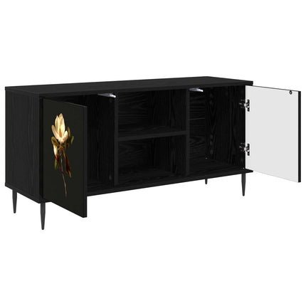 TV-skåp BREMEN 102 x 33 x 51 cm Svart ek Konstruerat trä