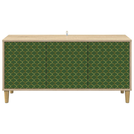TV-skåp GELEEN 102 x 33 x 50 cm Sonoma-ek Konstruerat trä