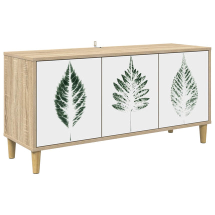 TV-skåp HANAU 102 x 33 x 50 cm Sonoma-ek Konstruerat trä