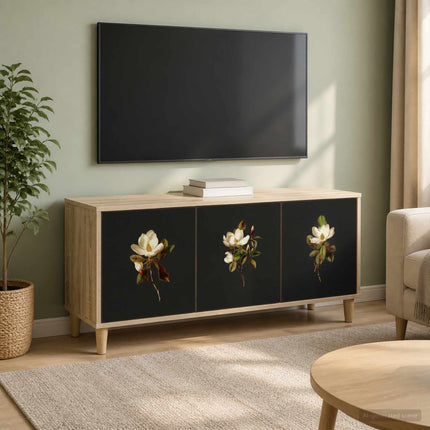 TV-skåp BREMEN 102 x 33 x 50 cm Sonoma-ek Konstruerat trä