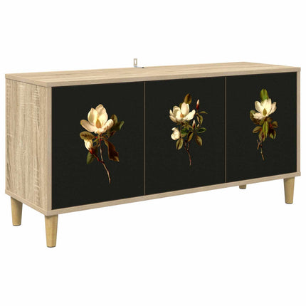 TV-skåp BREMEN 102 x 33 x 50 cm Sonoma-ek Konstruerat trä
