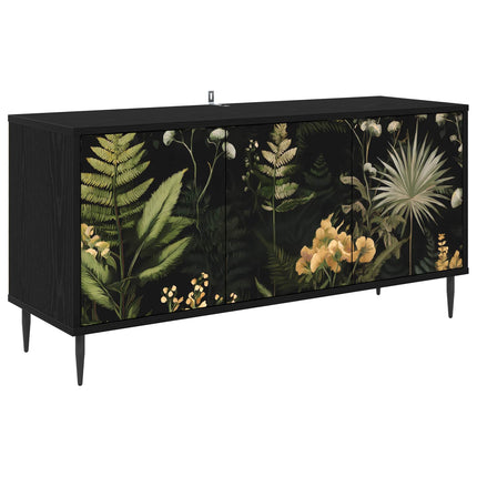 TV-skåp RHENEN 102 x 33 x 51 cm Svart ek Konstruerat trä