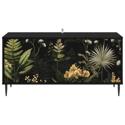 TV-skåp RHENEN 102 x 33 x 51 cm Svart ek Konstruerat trä
