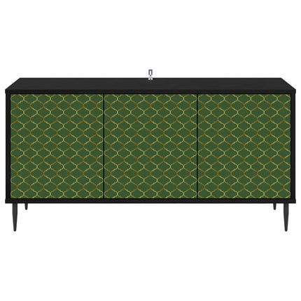 TV-skåp GELEEN 102 x 33 x 51 cm Svart ek Konstruerat trä