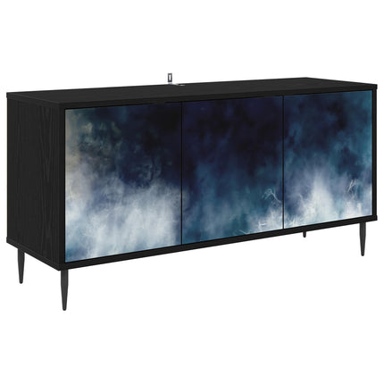 TV-skåp RAALTE 102 x 33 x 51 cm Svart ek Konstruerat trä