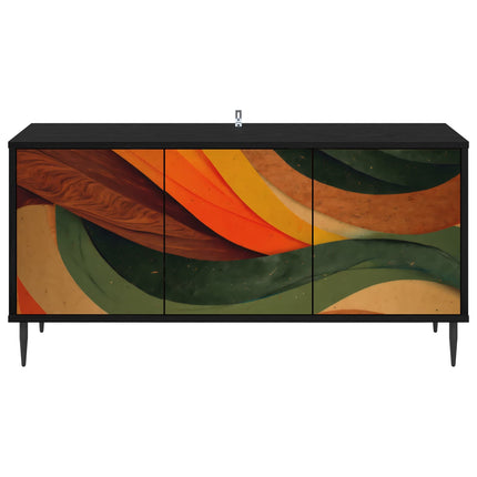 TV-skåp BONN 102 x 33 x 51 cm Svart ek Konstruerat trä