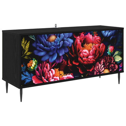 TV-skåp KIEL 102 x 33 x 51 cm Svart ek Konstruerat trä
