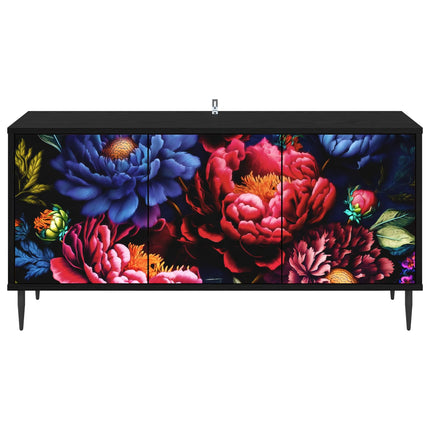 TV-skåp KIEL 102 x 33 x 51 cm Svart ek Konstruerat trä