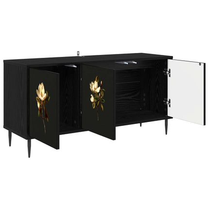TV-skåp BREMEN 102 x 33 x 51 cm Svart ek Konstruerat trä
