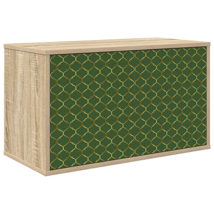 Väggmonterad TV-skåp GELEEN 69 x 33 x 40 cm Sonoma-ek