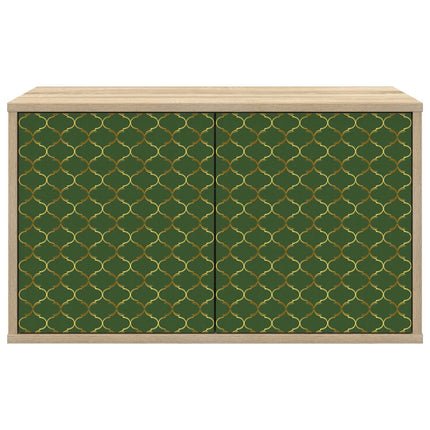 Väggmonterad TV-skåp GELEEN 69 x 33 x 40 cm Sonoma-ek