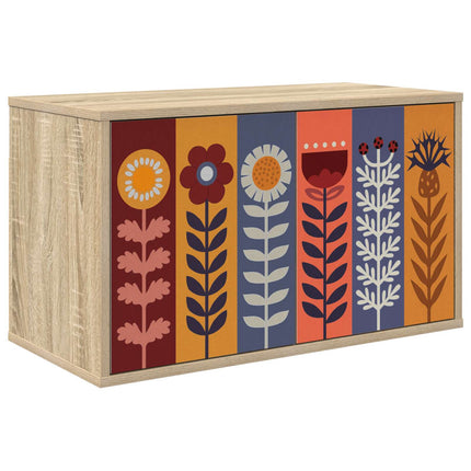 Väggmonterad TV-skåp ESSEN 69 x 33 x 40 cm Sonoma-ek