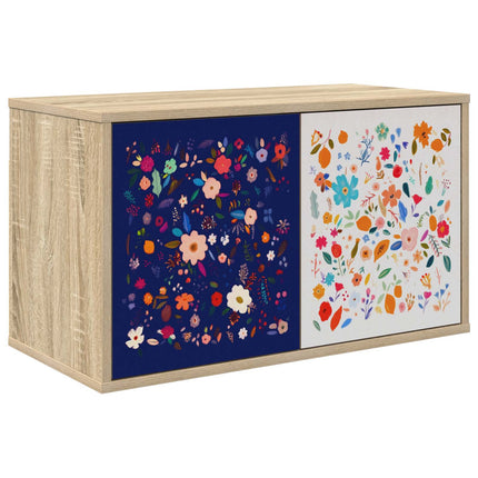 Väggmonterad TV-skåp MAINZ 69 x 33 x 40 cm Sonoma-ek