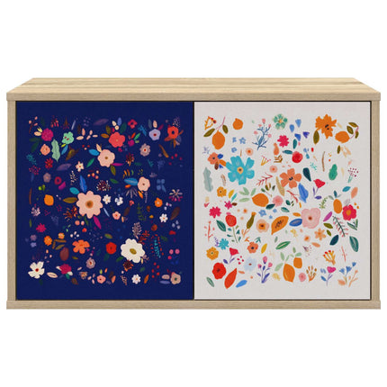 Väggmonterad TV-skåp MAINZ 69 x 33 x 40 cm Sonoma-ek