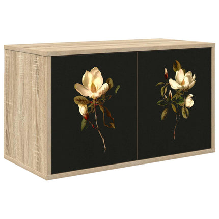 Väggmonterad TV-skåp BREMEN 69 x 33 x 40 cm Sonoma-ek