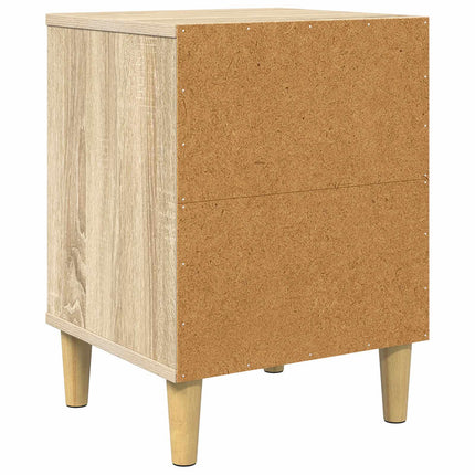 Nattduksbord RHENEN 2 st Sonoma-ek 36 x 33 x 50 cm