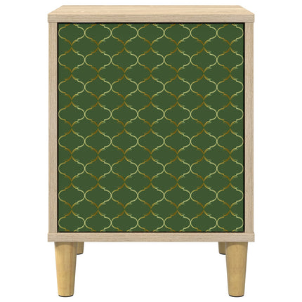 Nattduksbord GELEEN 2 st Sonoma-ek 36 x 33 x 50 cm