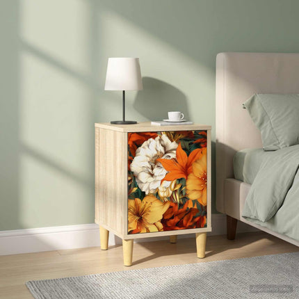 Nattduksbord GENNEP 2 st Sonoma-ek 36 x 33 x 50 cm