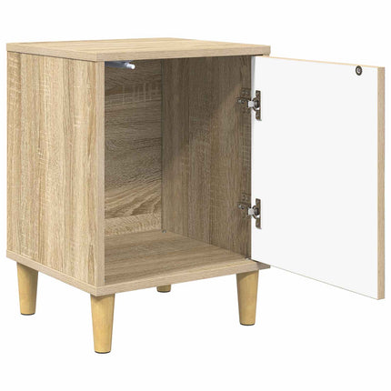Nattduksbord ZAANDAM 2 st Sonoma-ek 36 x 33 x 50 cm