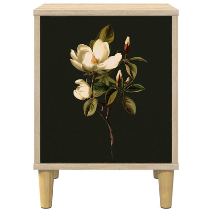 Nattduksbord BREMEN 2 st Sonoma-ek 36 x 33 x 50 cm