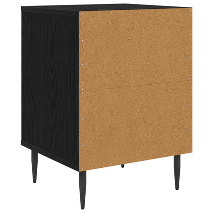 Nattduksbord GOTHA 2 st Svart ek 36 x 33 x 51 cm