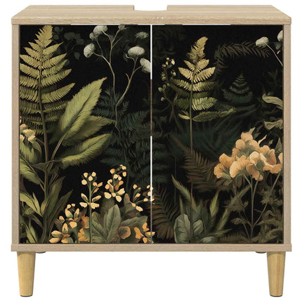Badrumsskåp RHENEN Sonoma-ek 60 x 40 x 60 cm Konstruerat trä