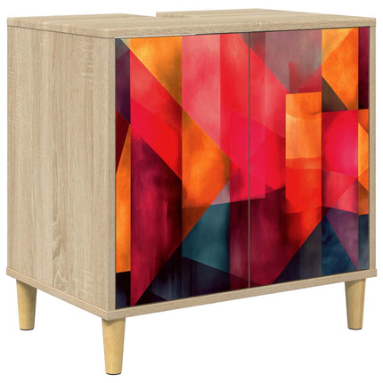Badrumsskåp HEESCH Sonoma-ek 60 x 40 x 60 cm Konstruerat trä