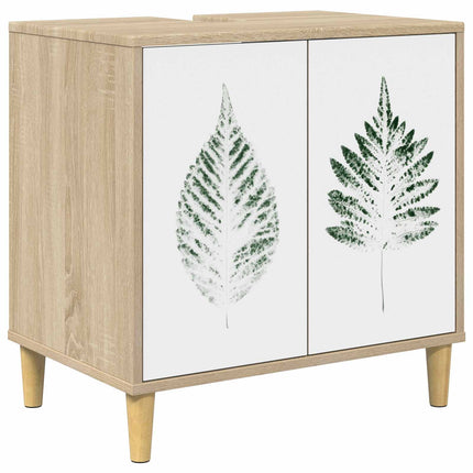 Badrumsskåp HANAU Sonoma-ek 60 x 40 x 60 cm Konstruerat trä