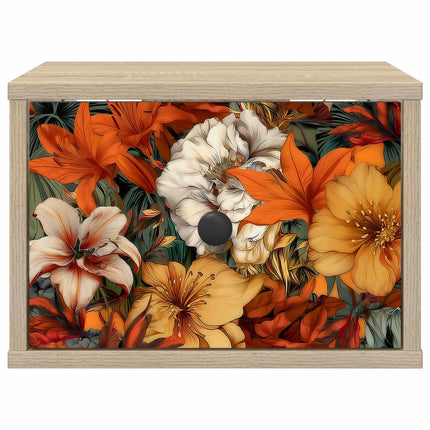 Väggmonterad sänggavel GENNEP Sonoma-ek 36 x 33 x 25 cm