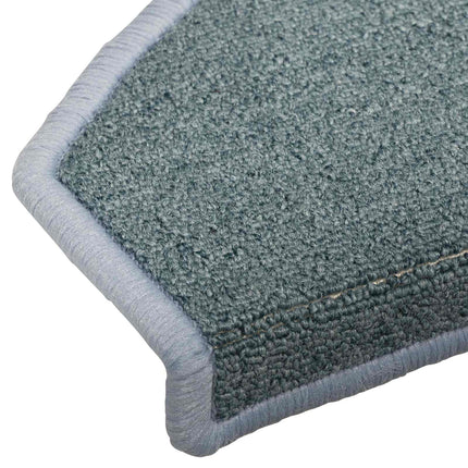 Självhäftande trappmattor 15 pcs HavBlå 80 x 24,5 x 3,5 cm