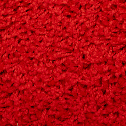 Självhäftande trappmattor 15 pcs Röd 80 x 24,5 x 3,5 cm